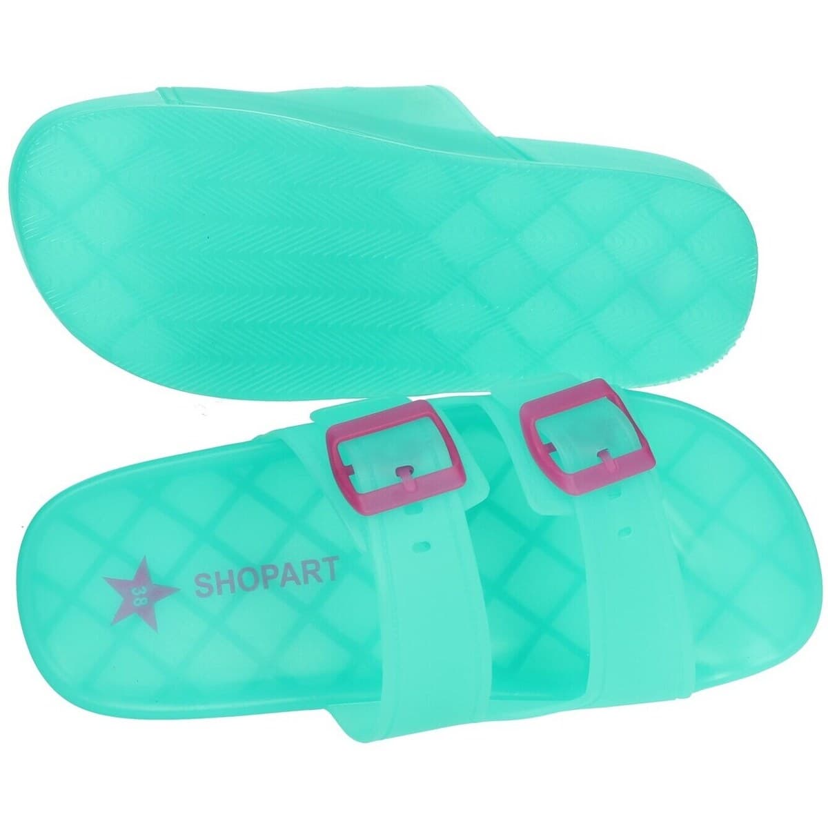 Women's Flip Flops Shop Art Green