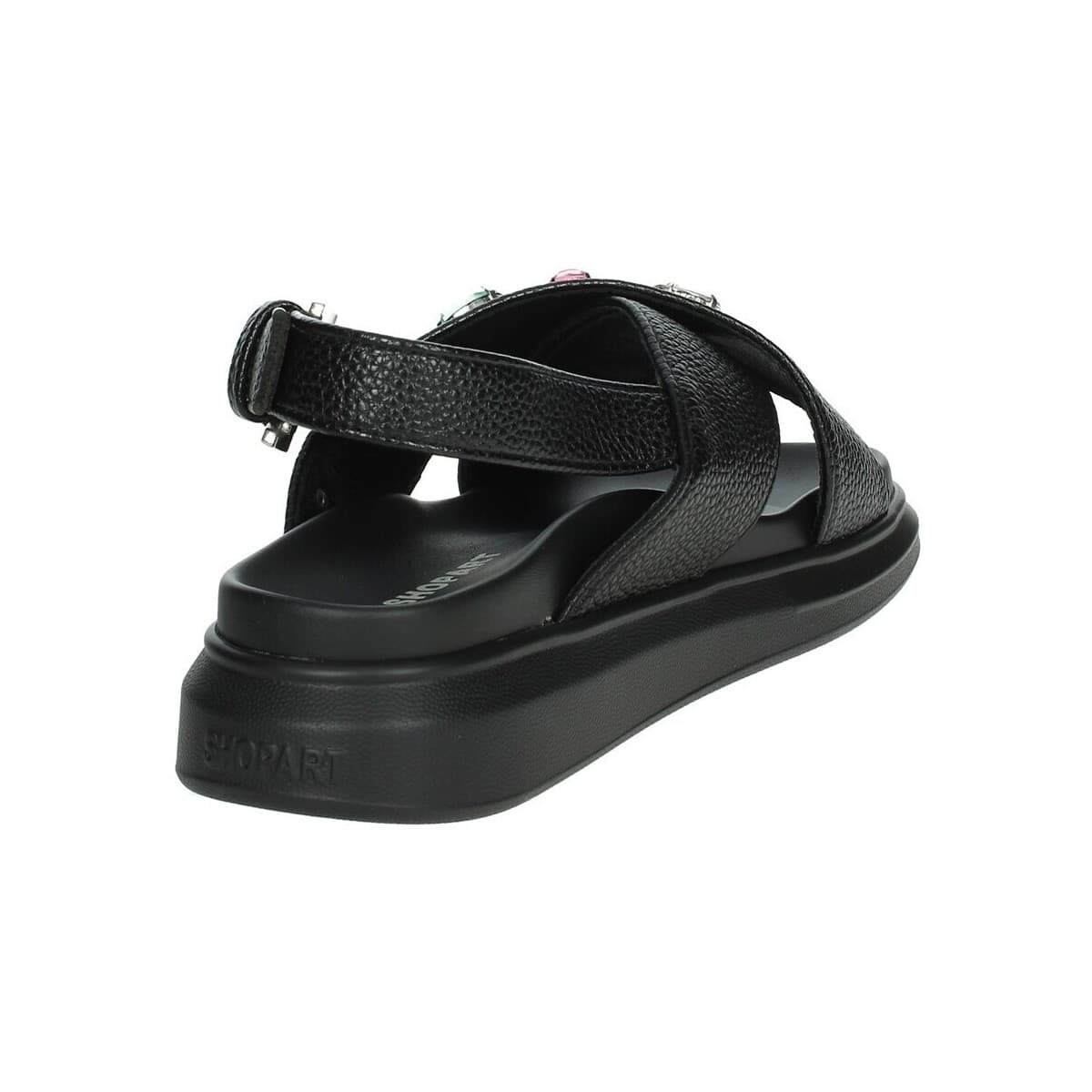 Women's Platforms Shop Art Black