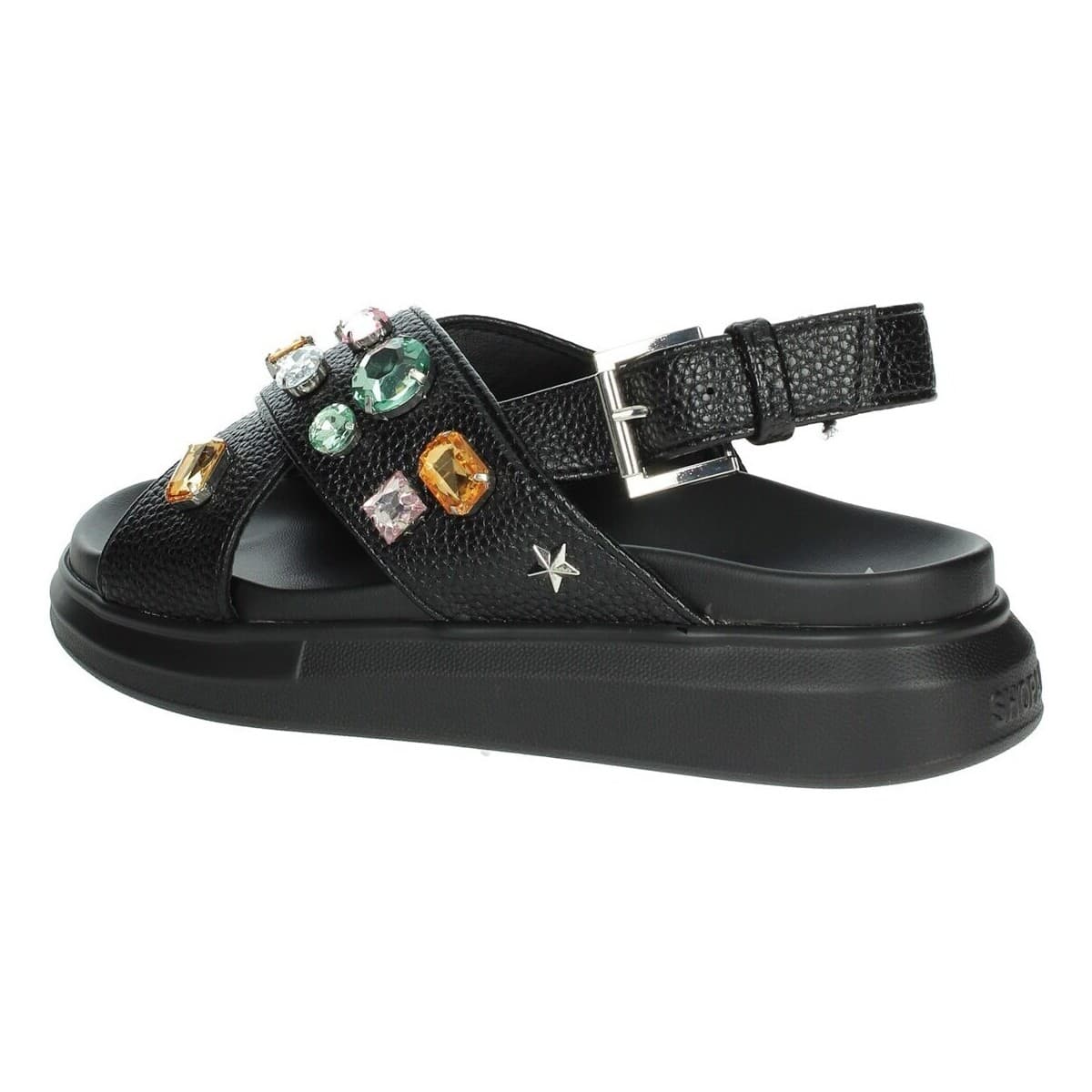 Women's Platforms Shop Art Black