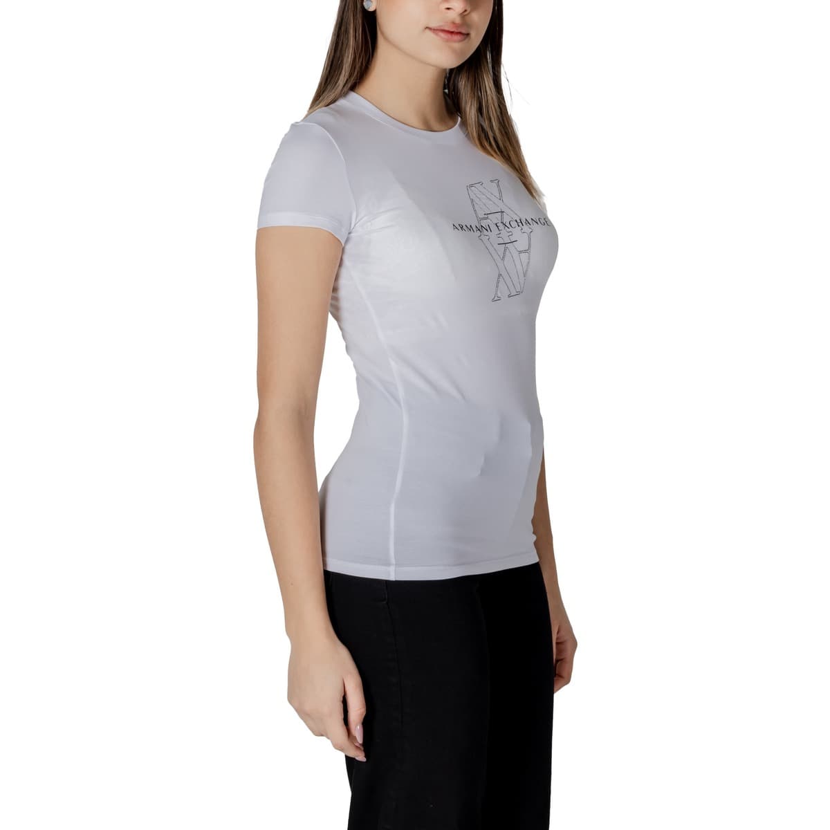 Women's T-Shirts EAX White