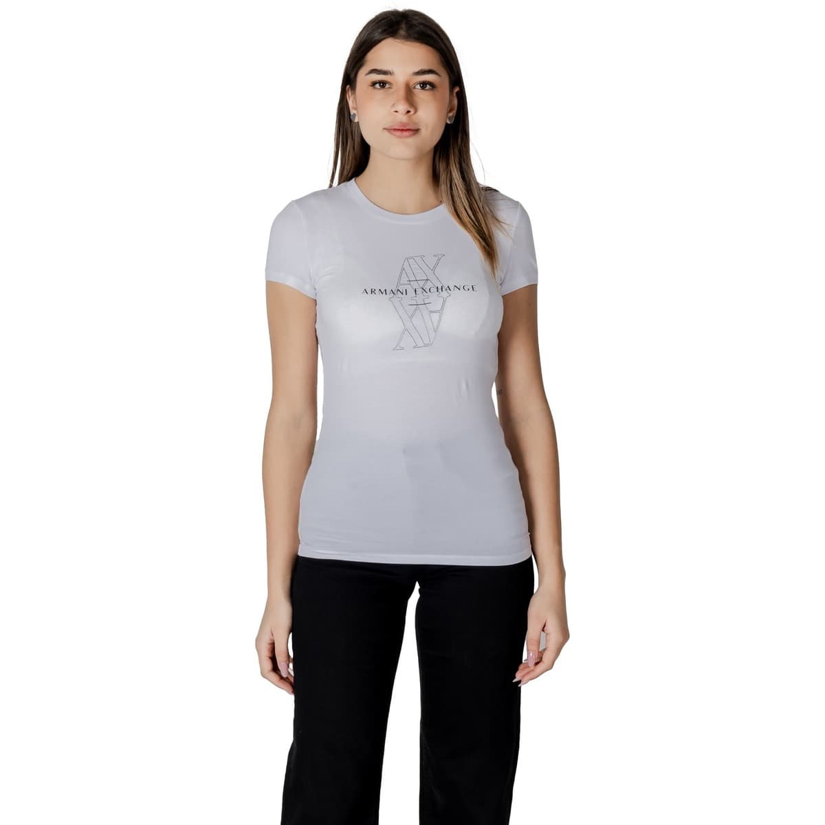 Women's T-Shirts EAX White