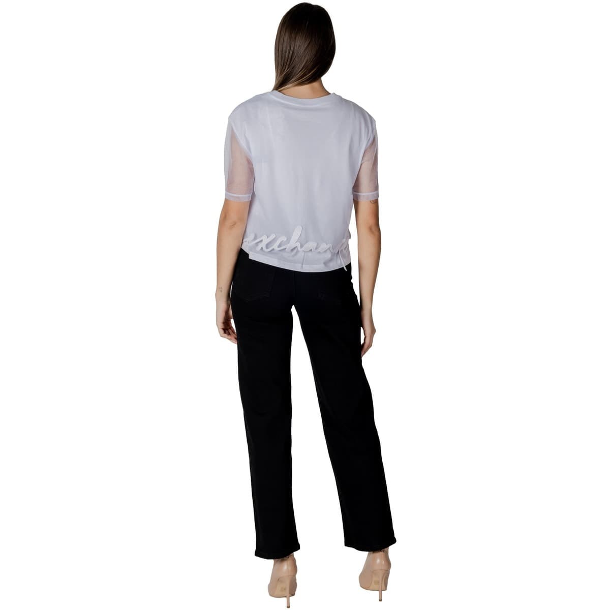 Women's T-Shirts EAX White