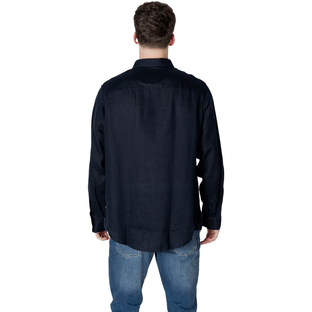 Men's Shirts EAX Blue