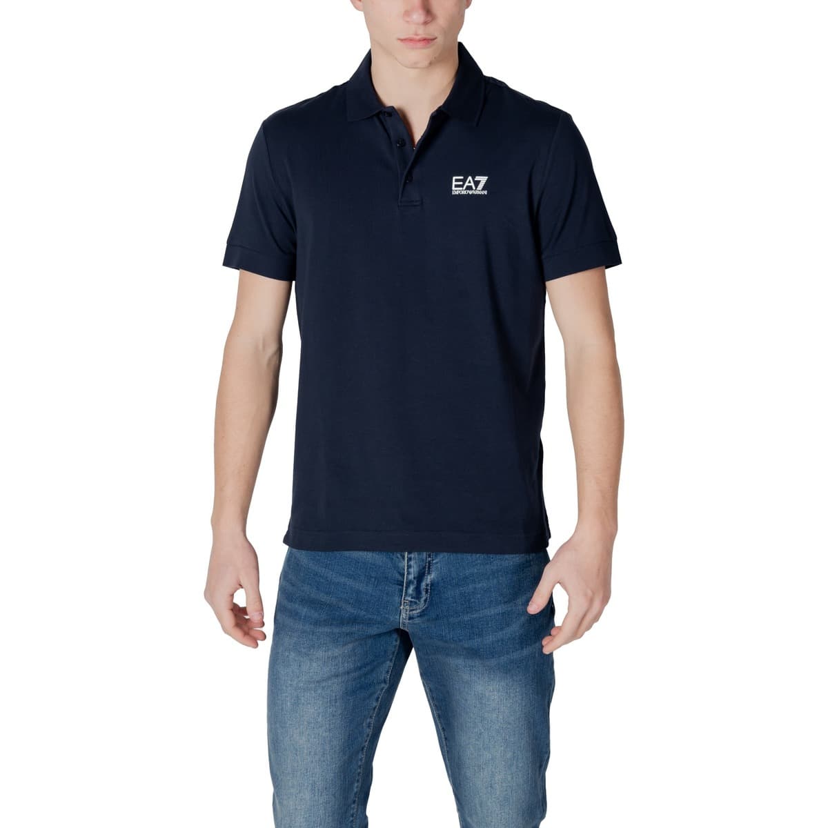 Men's Polo Shirts EA7 Blue