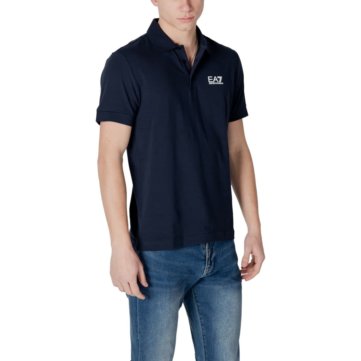 Men's Polo Shirts EA7 Blue