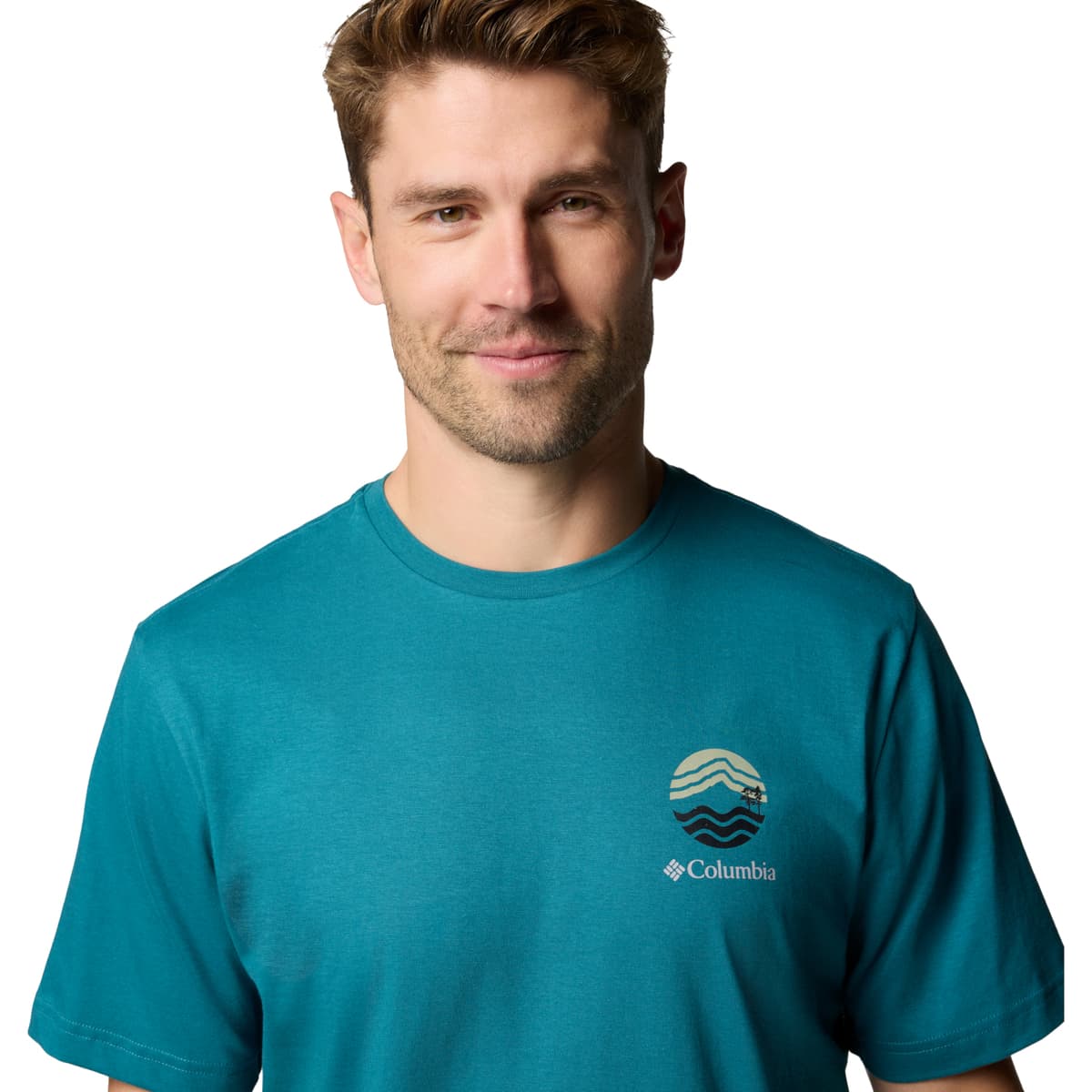 Men's Sports T-Shirts Columbia Green