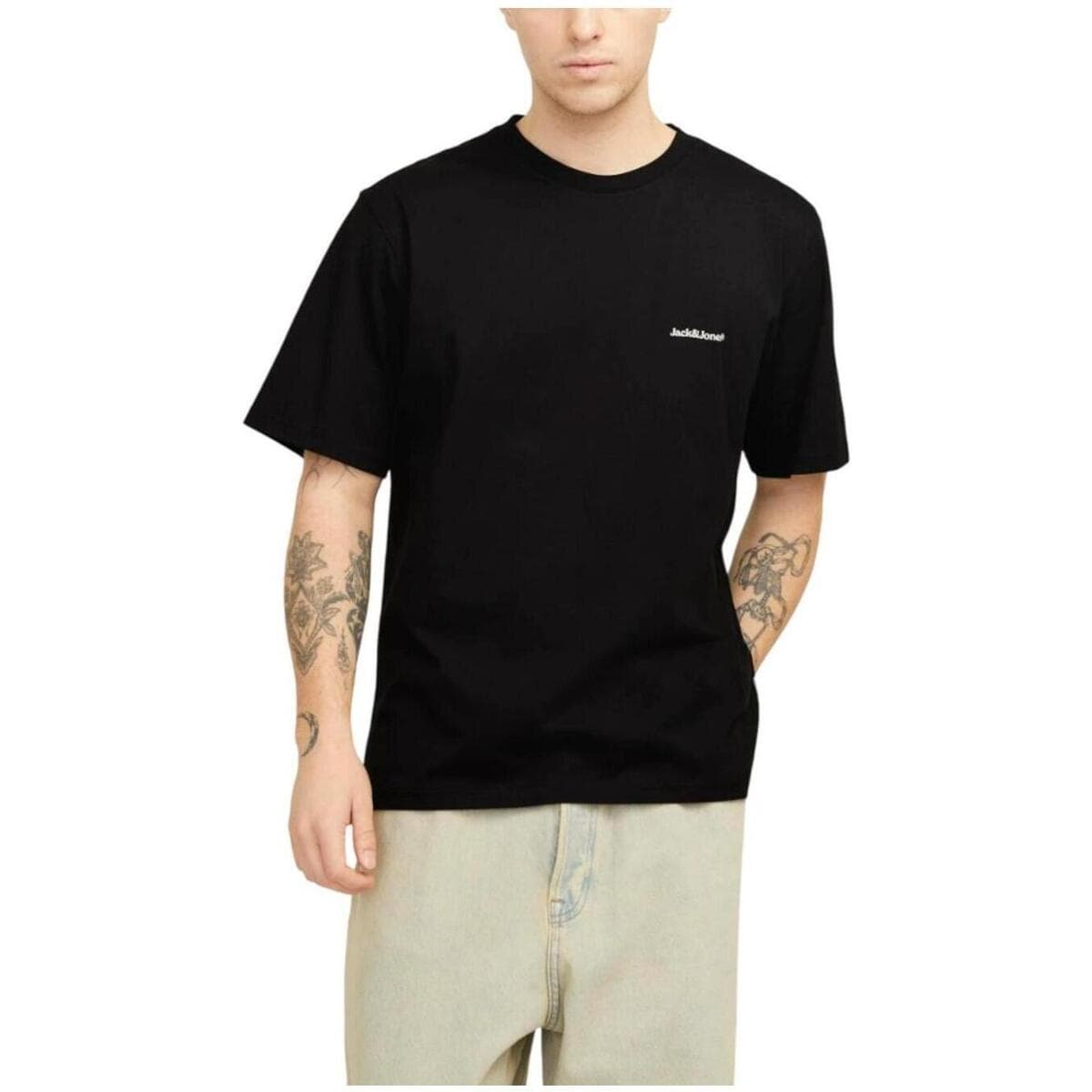 Men's T-Shirts Jack & Jones Black