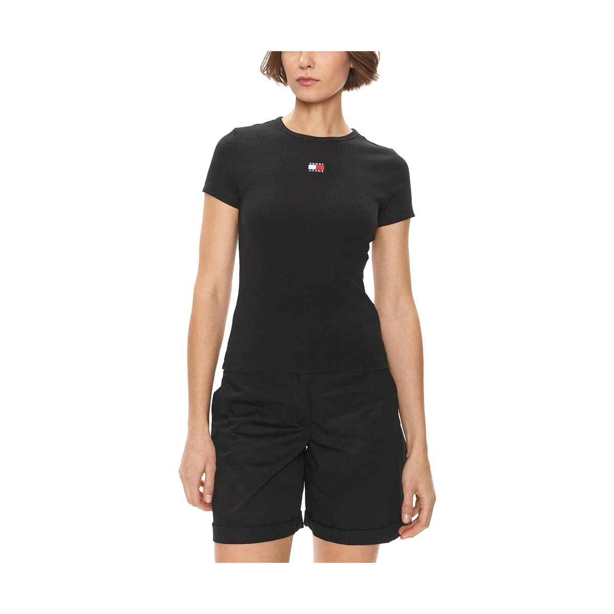 Tommy Jeans Rib Badge Slim Fit T-Shirt Women