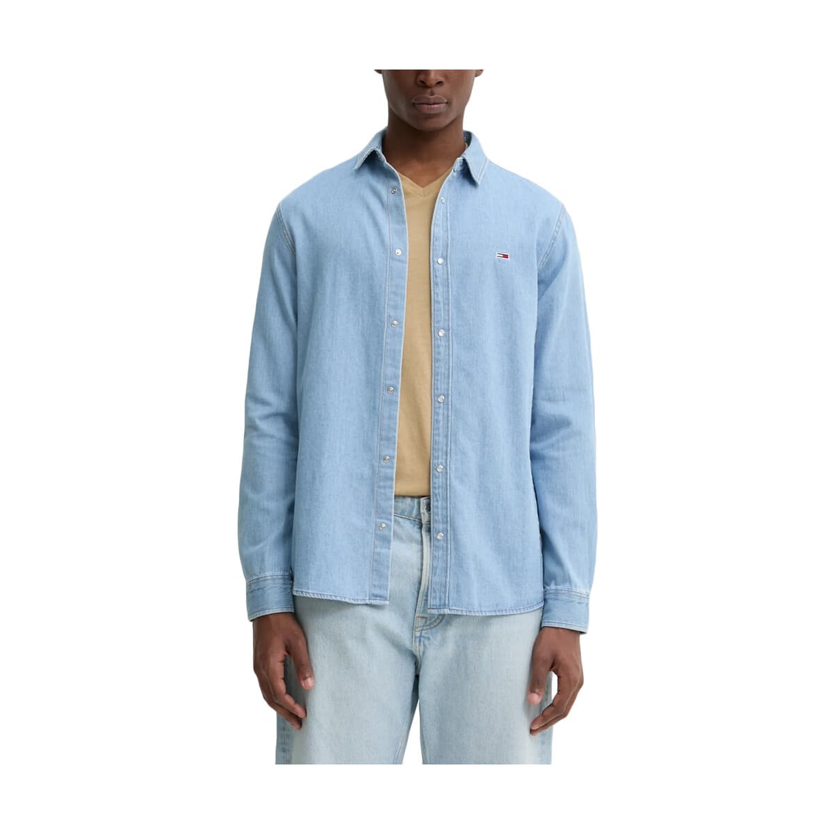 Πουκάμισο με μακριά μανίκια Tommy Hilfiger TOMMY JEANS DENIM LONGSLEEVE REGULAR FIT SHIRT MEN