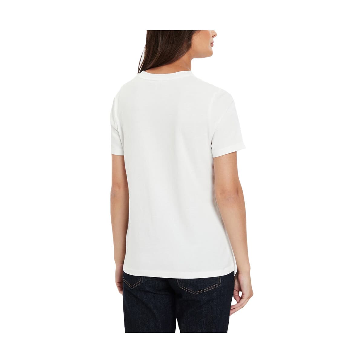 T-shirt με κοντά μανίκια Tommy Hilfiger LOGO C NECK REGULAR FIT T-SHIRT WOMEN