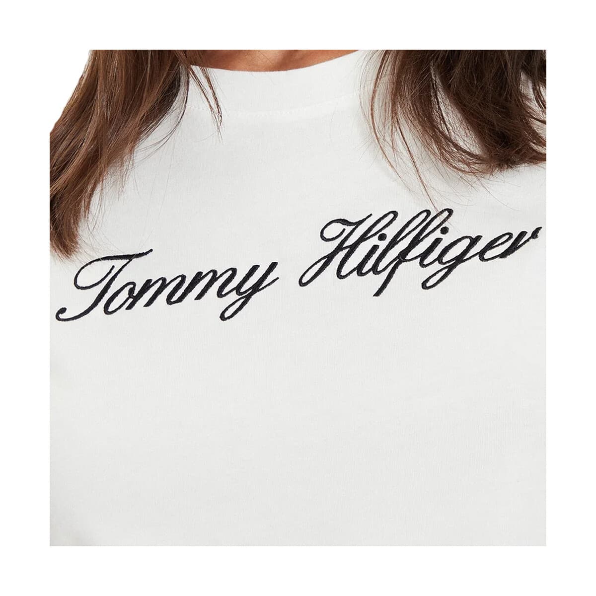 T-shirt με κοντά μανίκια Tommy Hilfiger LOGO C NECK REGULAR FIT T-SHIRT WOMEN