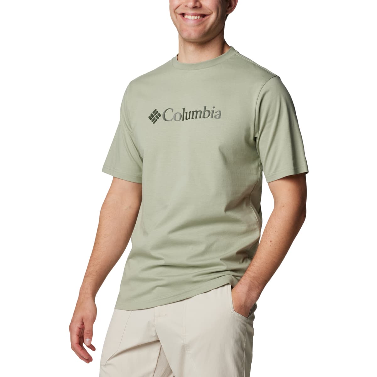 Men's T-Shirts Columbia Green