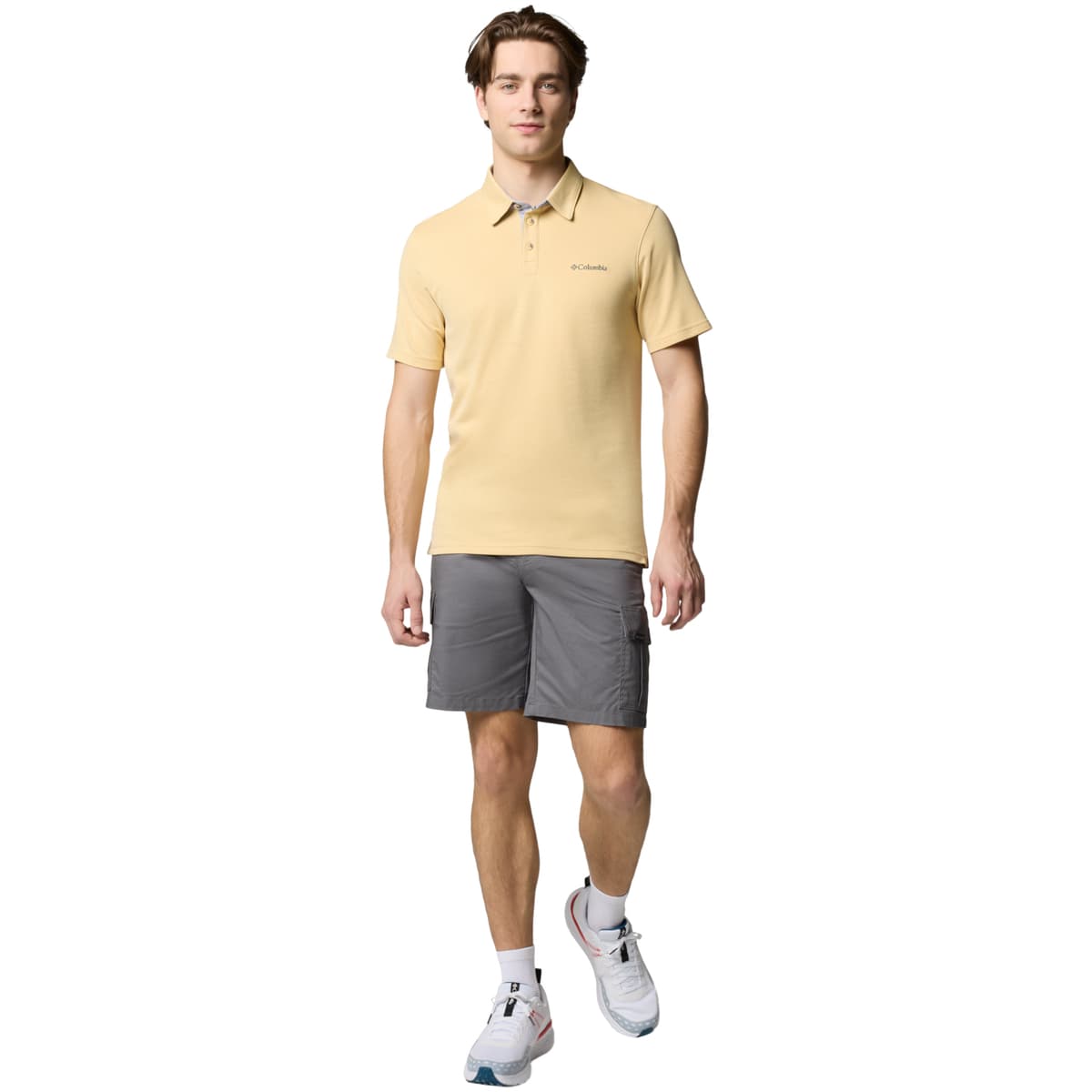 Men's Polo Shirts Columbia Yellow