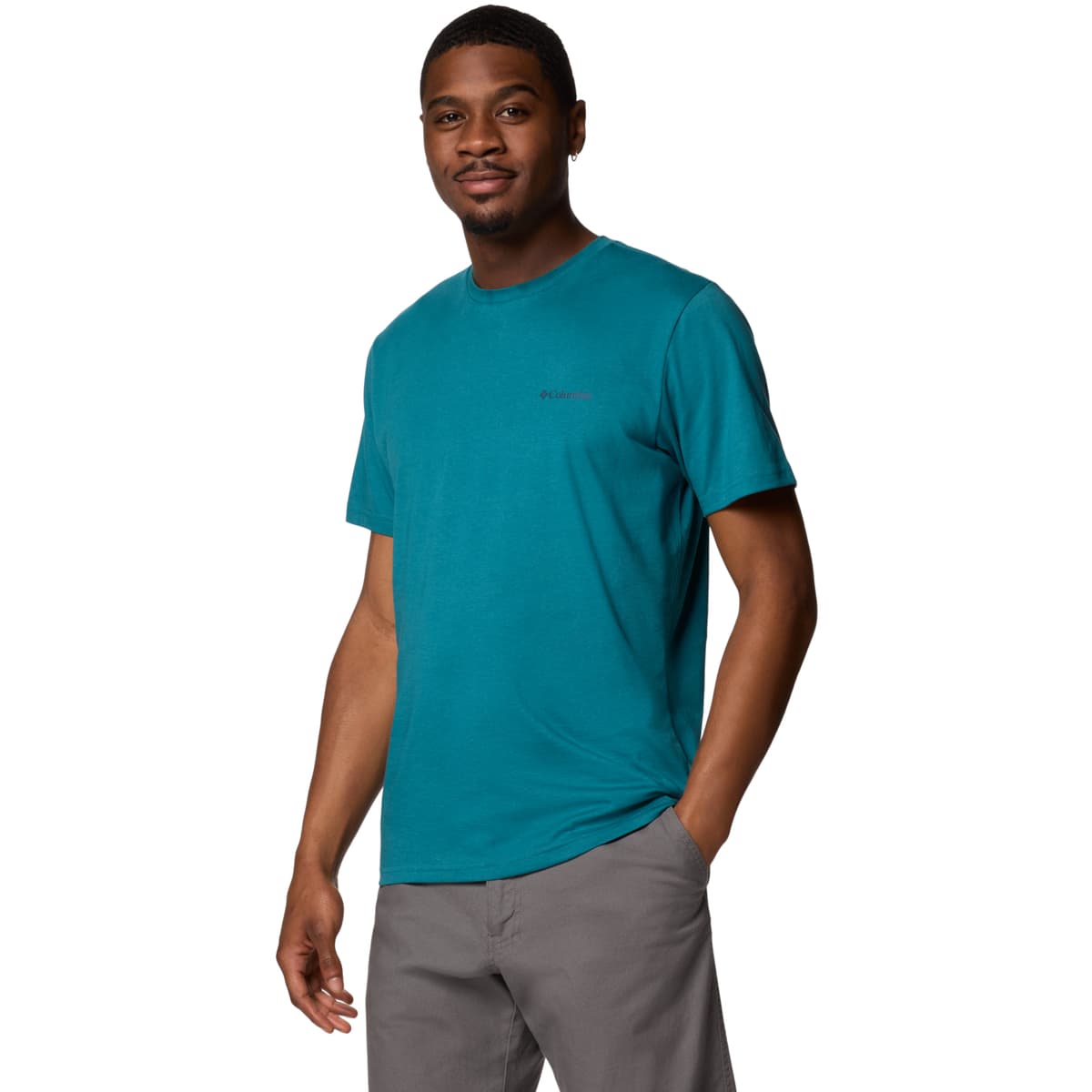 Men's T-Shirts Columbia Green