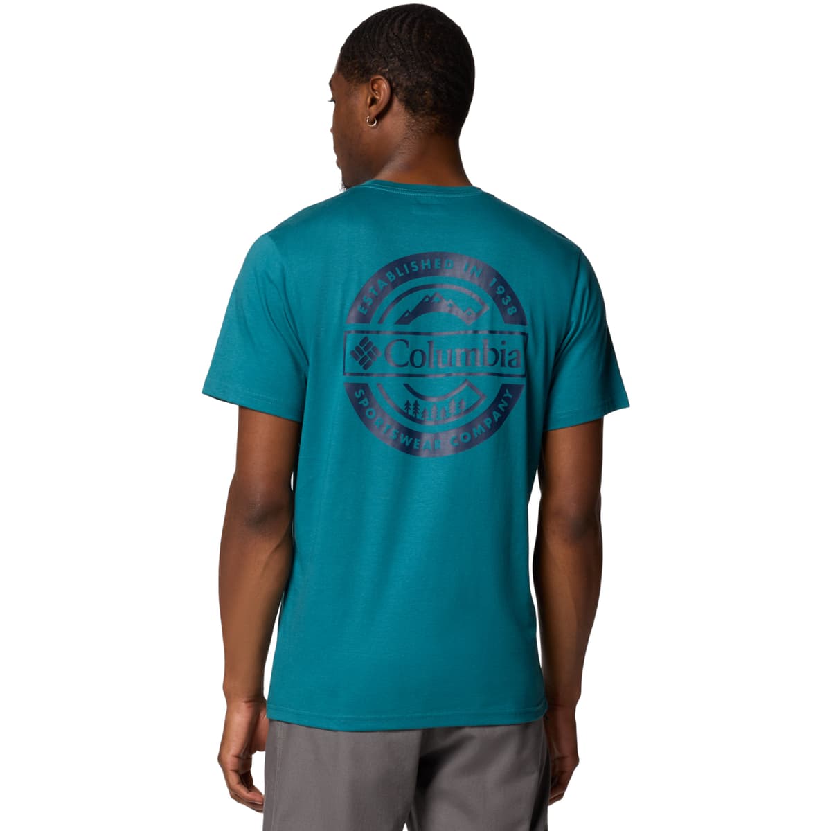 Men's T-Shirts Columbia Green