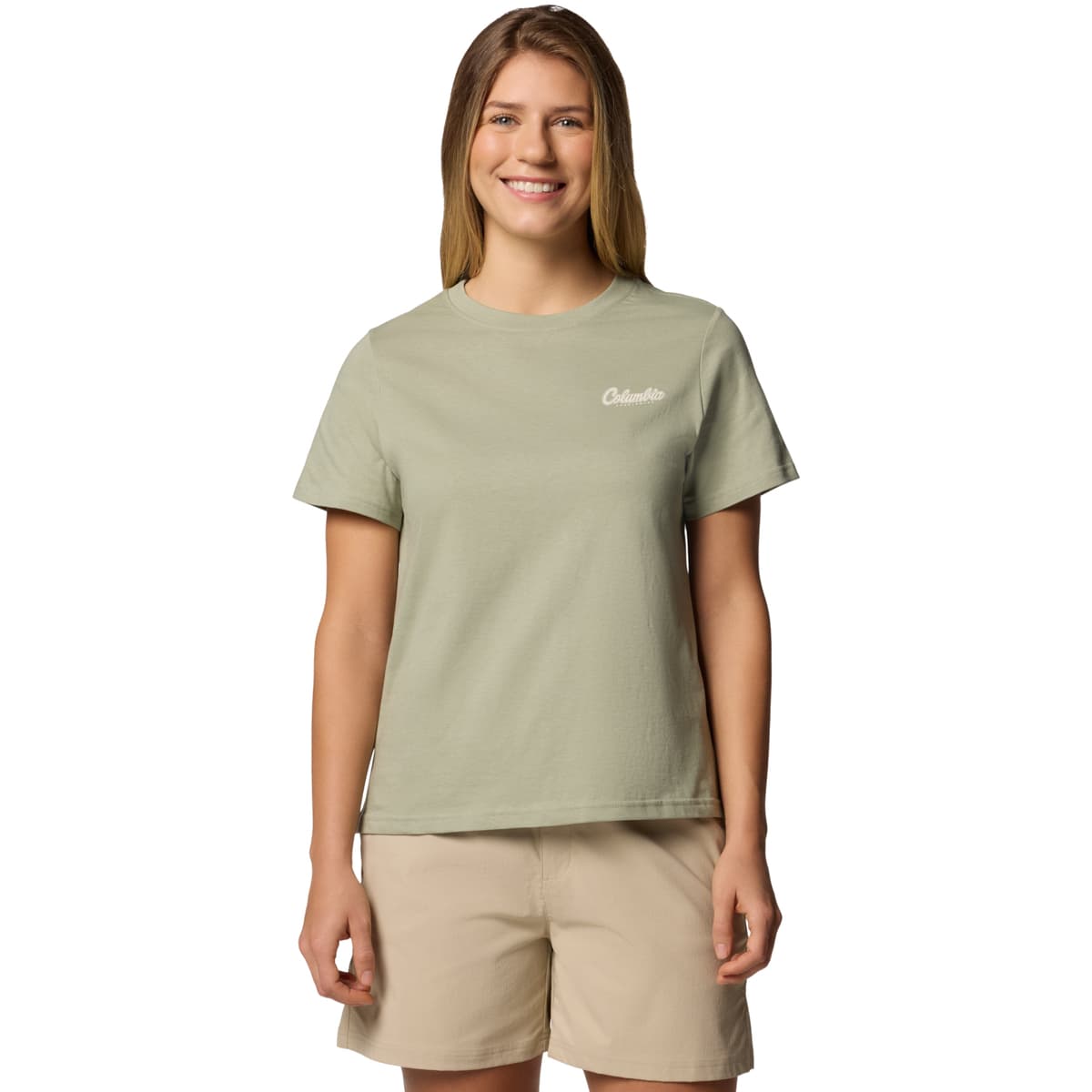 Women's T-Shirts Columbia Green