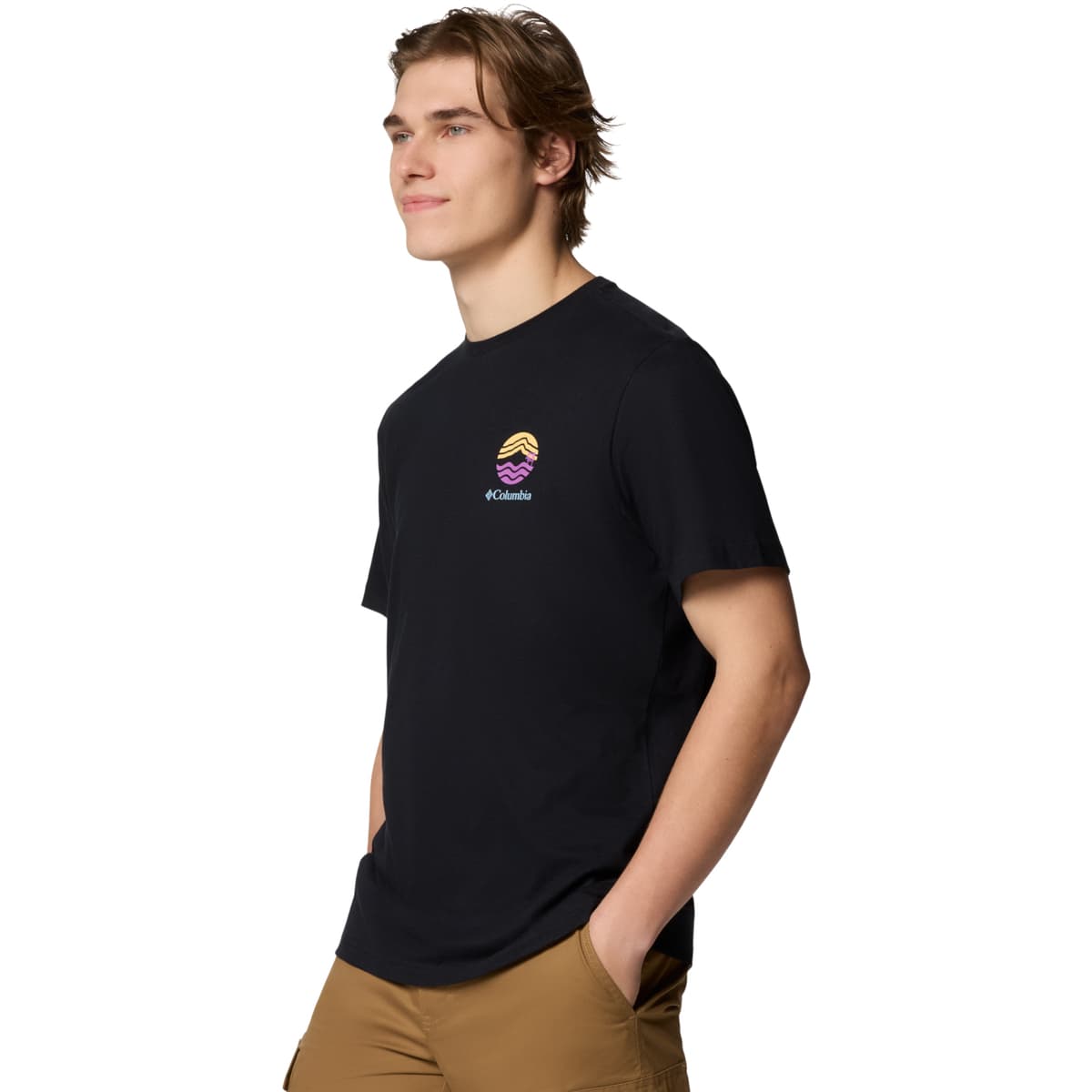 Men's Sports T-Shirts Columbia Black