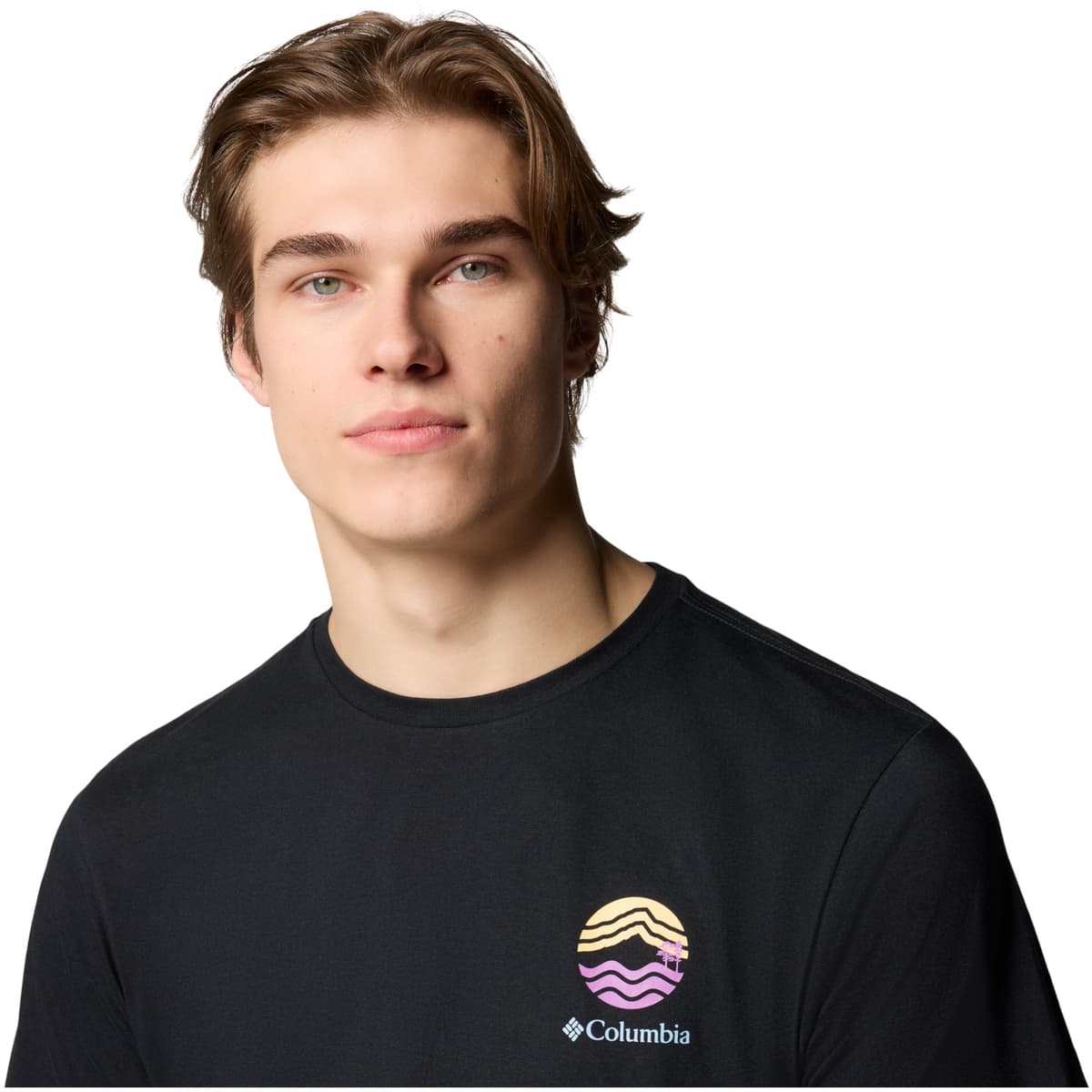 Men's Sports T-Shirts Columbia Black