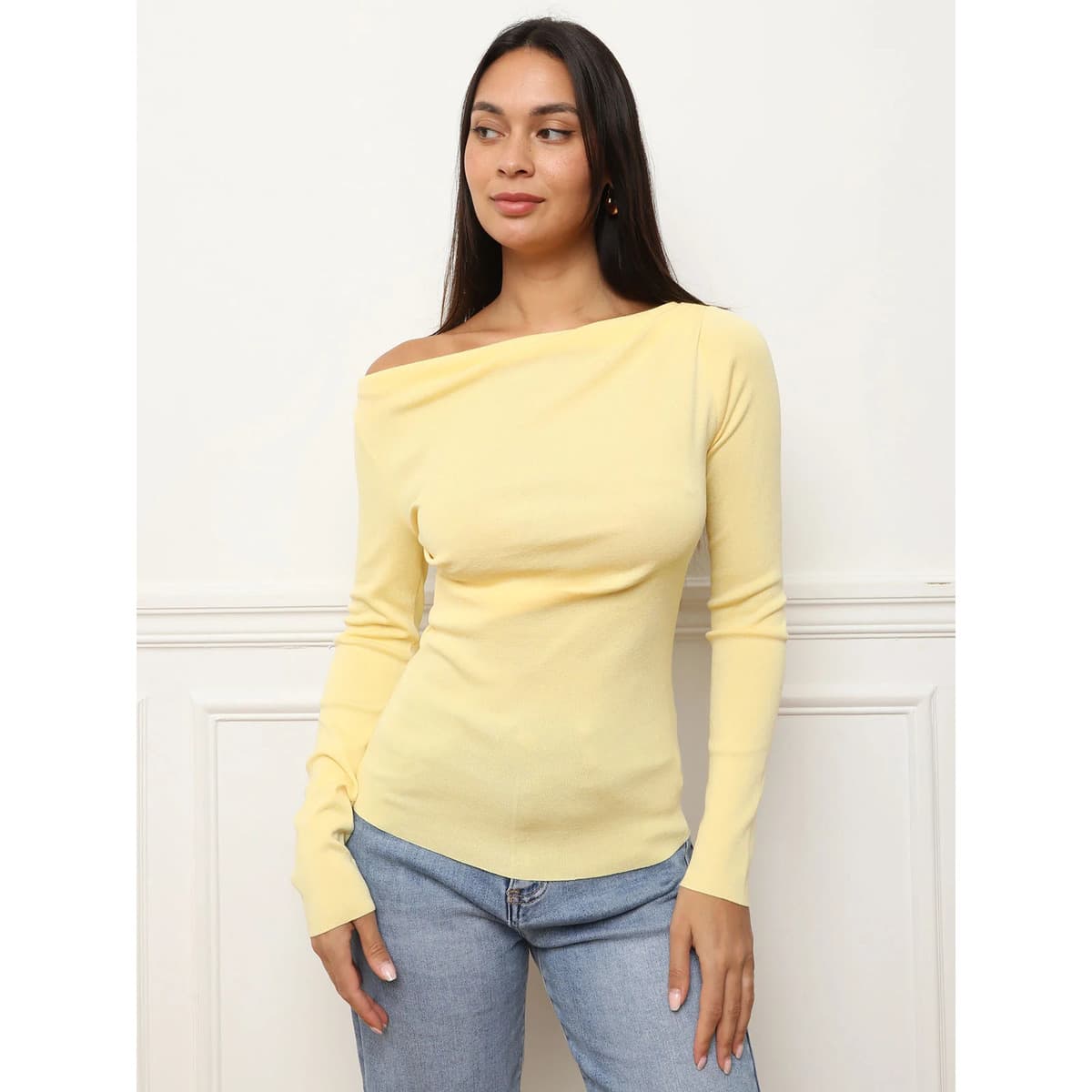 Women's T-Shirts La Modeuse Yellow