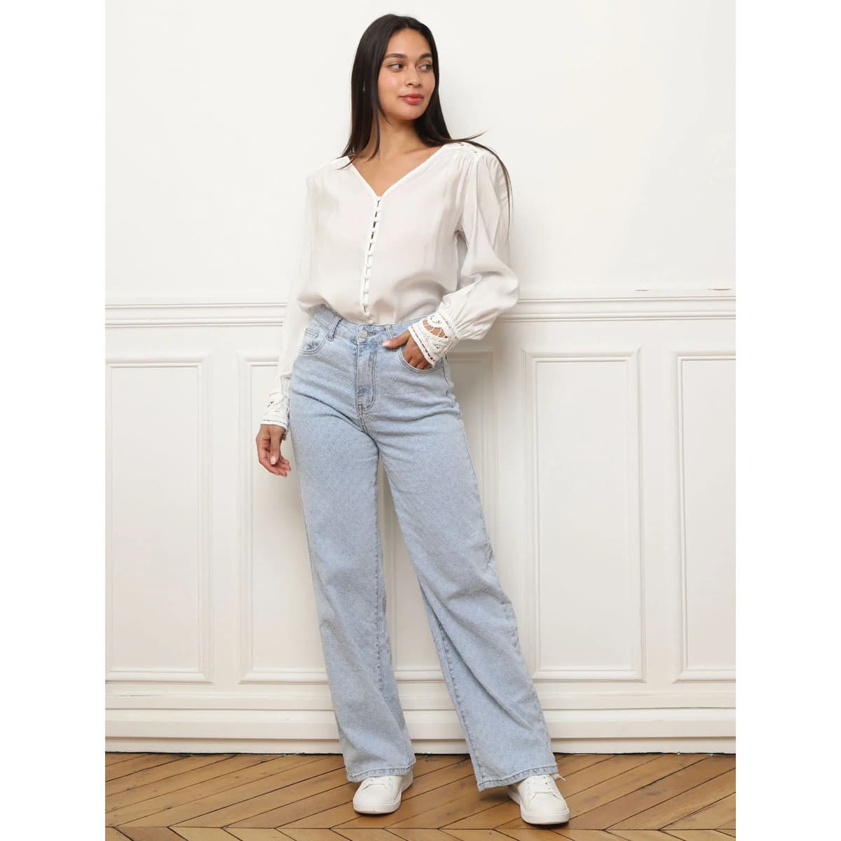 Women's Shirts La Modeuse White