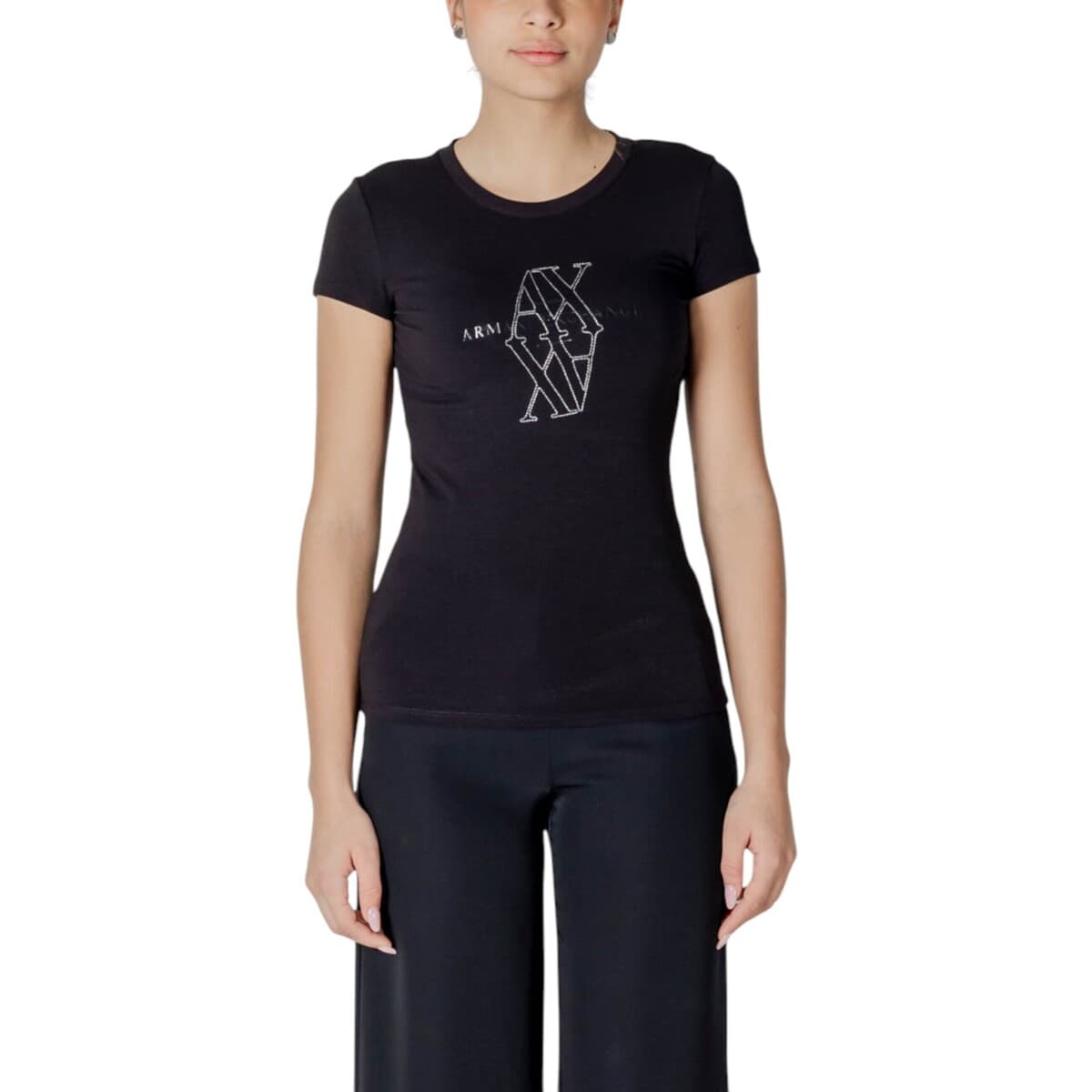 Women's T-Shirts EAX Black