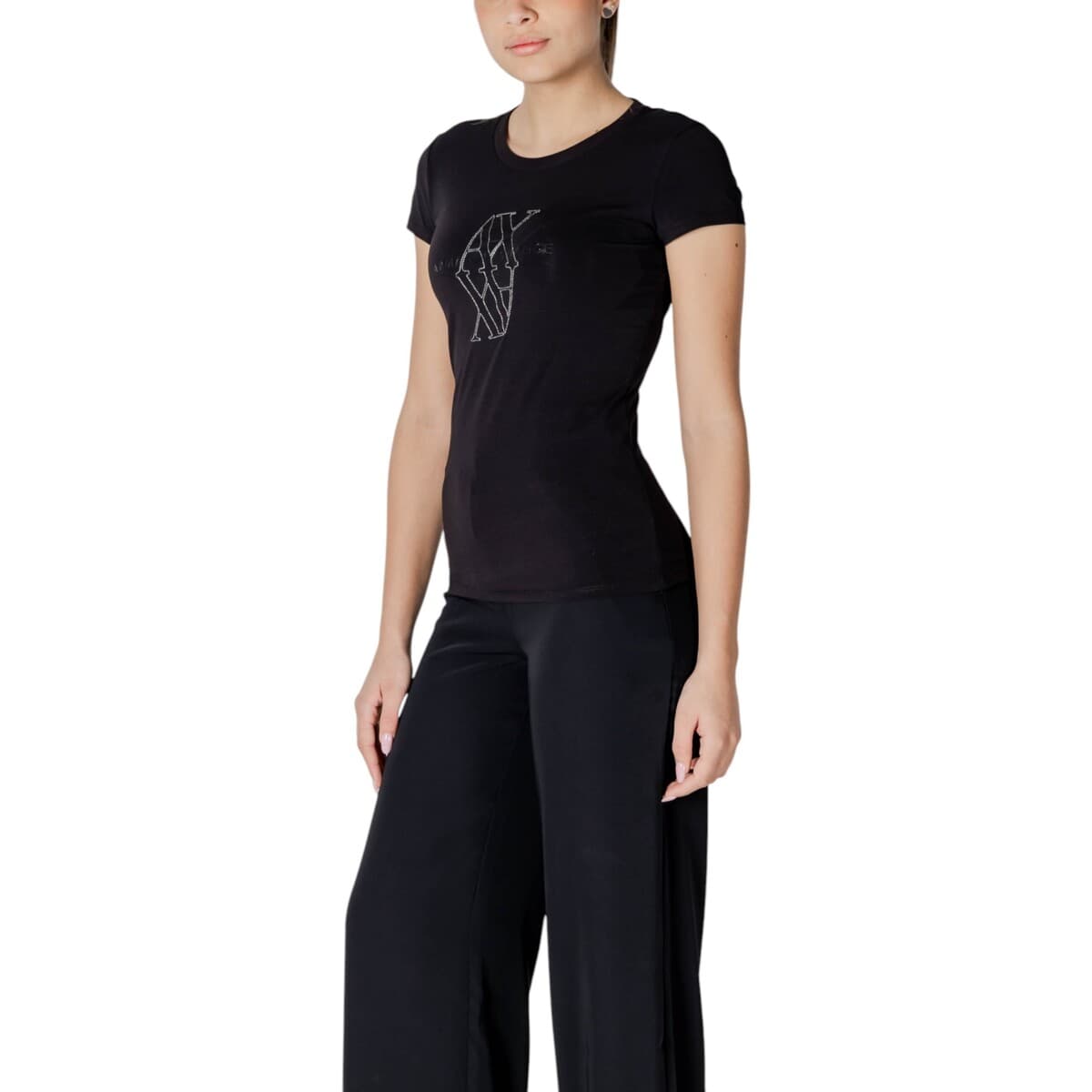 Women's T-Shirts EAX Black