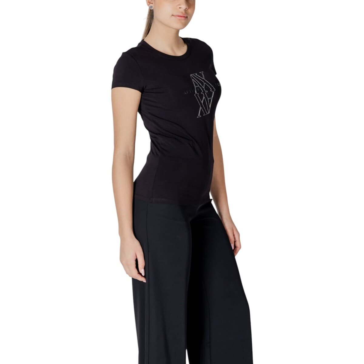 Women's T-Shirts EAX Black