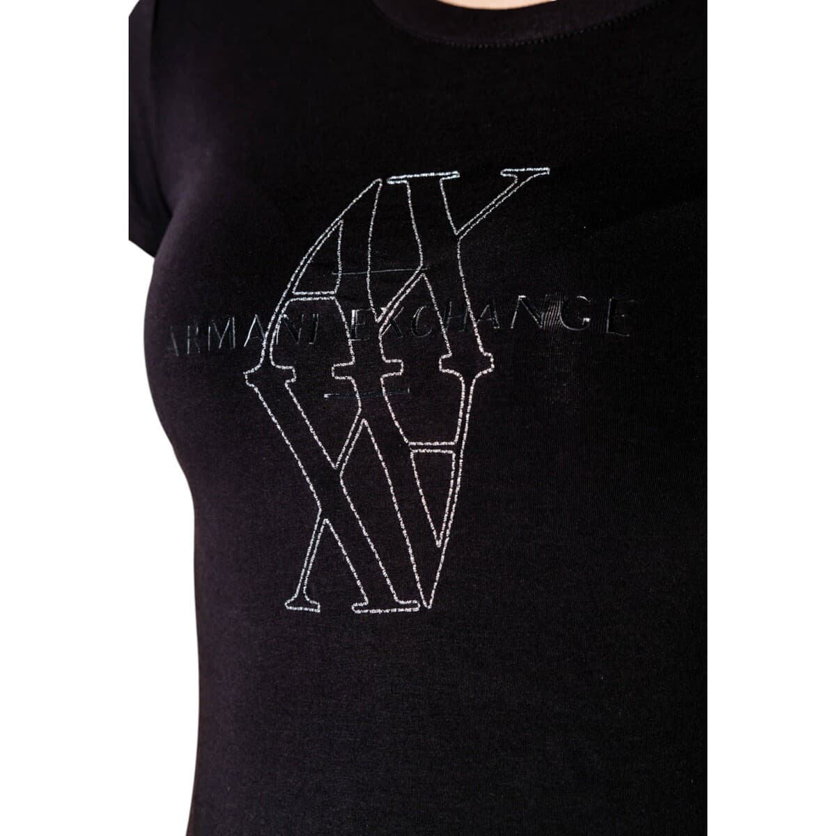 Women's T-Shirts EAX Black