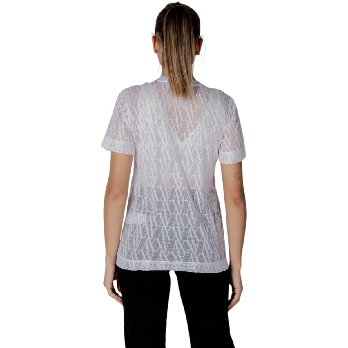 Women's T-Shirts EAX White