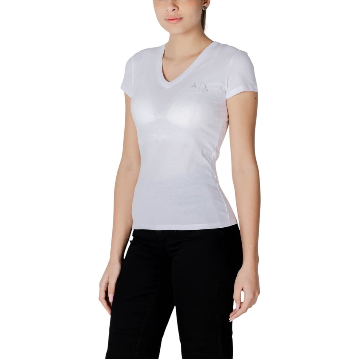 Women's T-Shirts EAX White