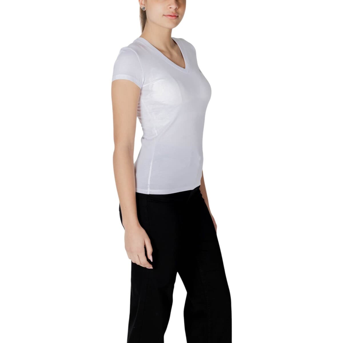 Women's T-Shirts EAX White