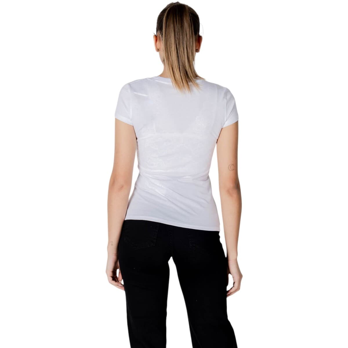 Women's T-Shirts EAX White