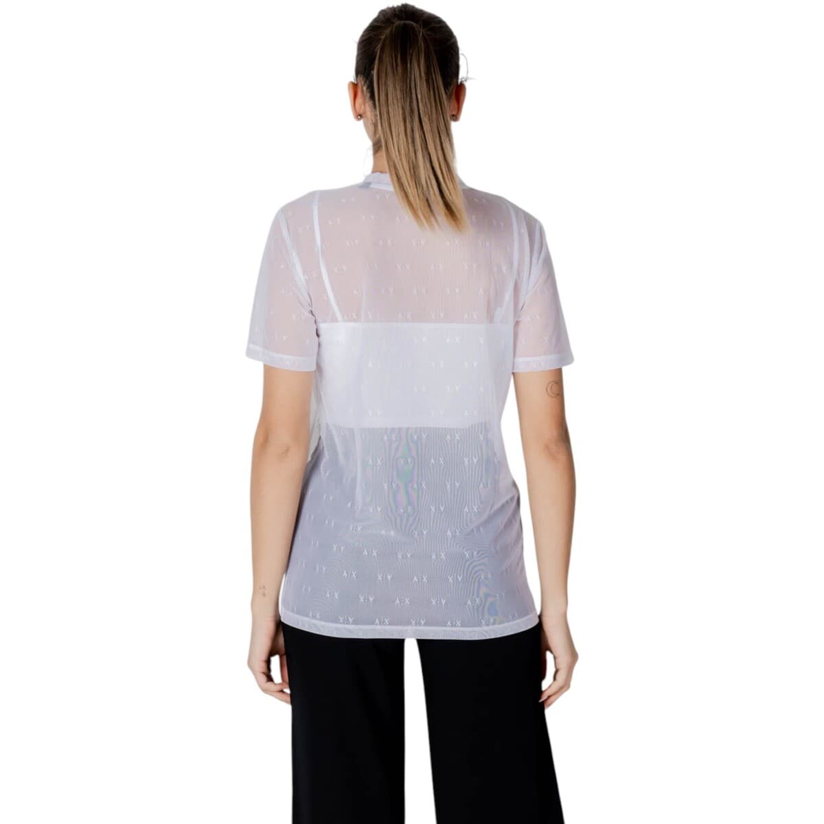 Women's T-Shirts EAX White