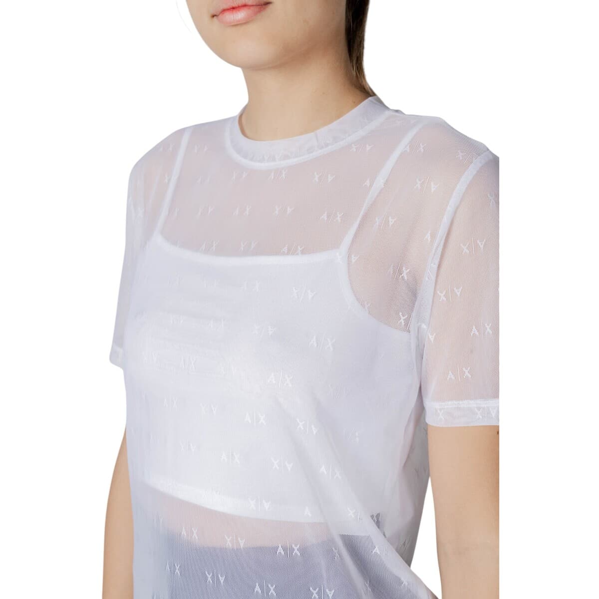 Women's T-Shirts EAX White