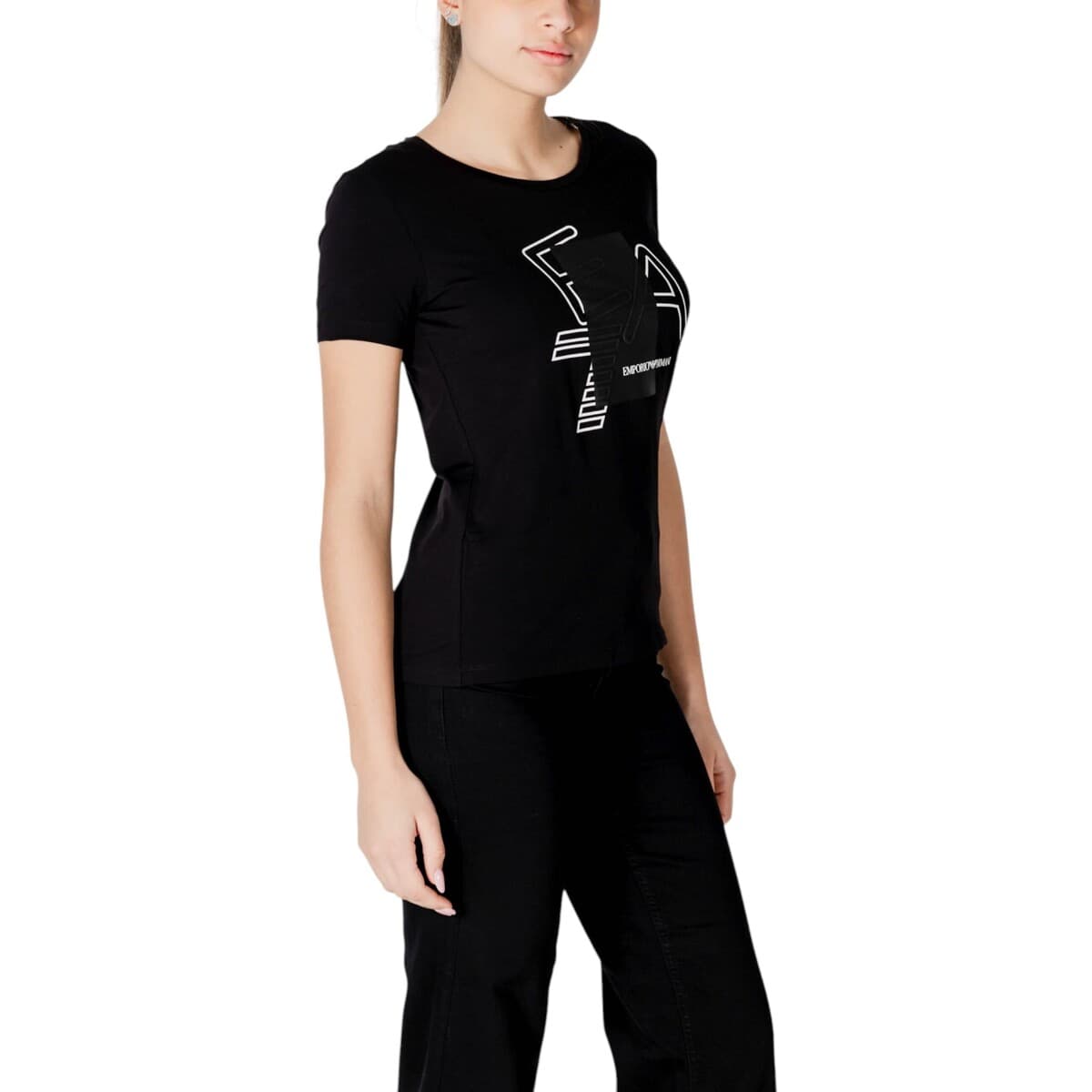 Women's T-Shirts EA7 Black