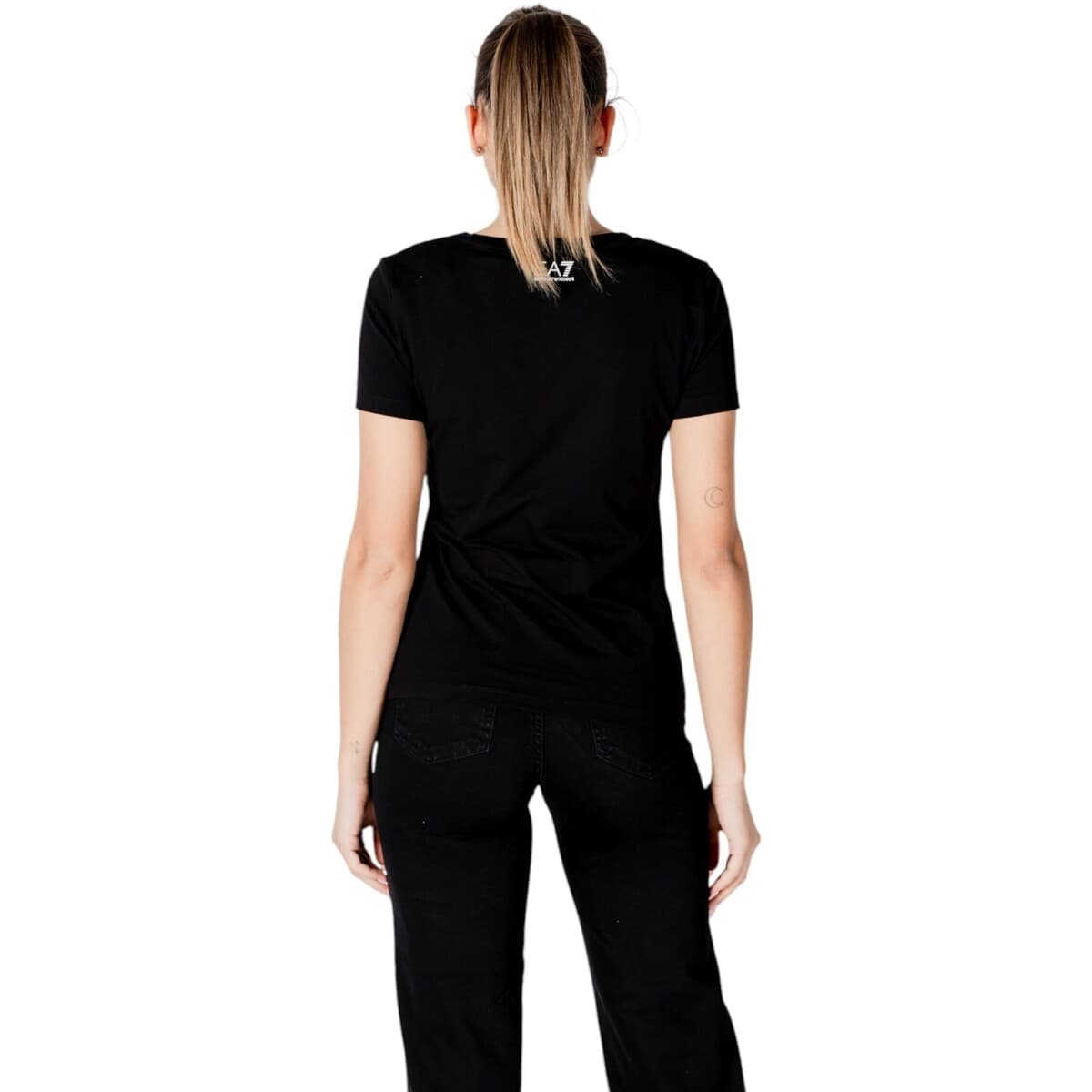 Women's T-Shirts EA7 Black