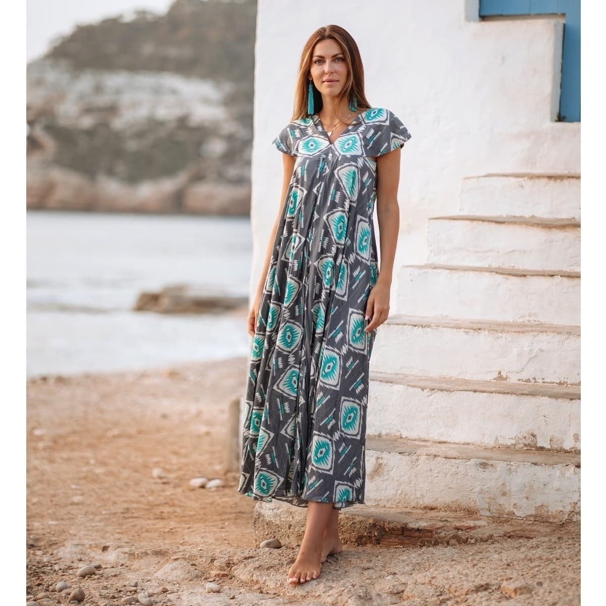 Women's Dresses Isla Bonita By Sigris Blue