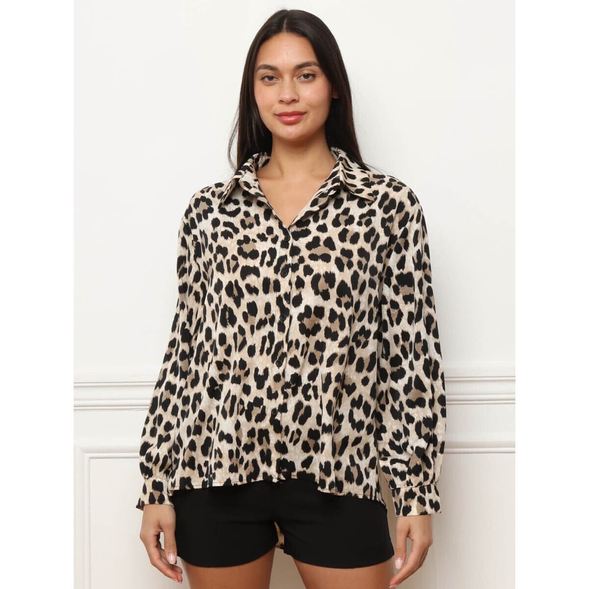 Women's Shirts La Modeuse Brown