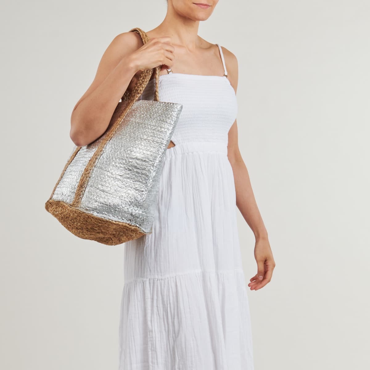 Women's Tote Bags Betty London Silver