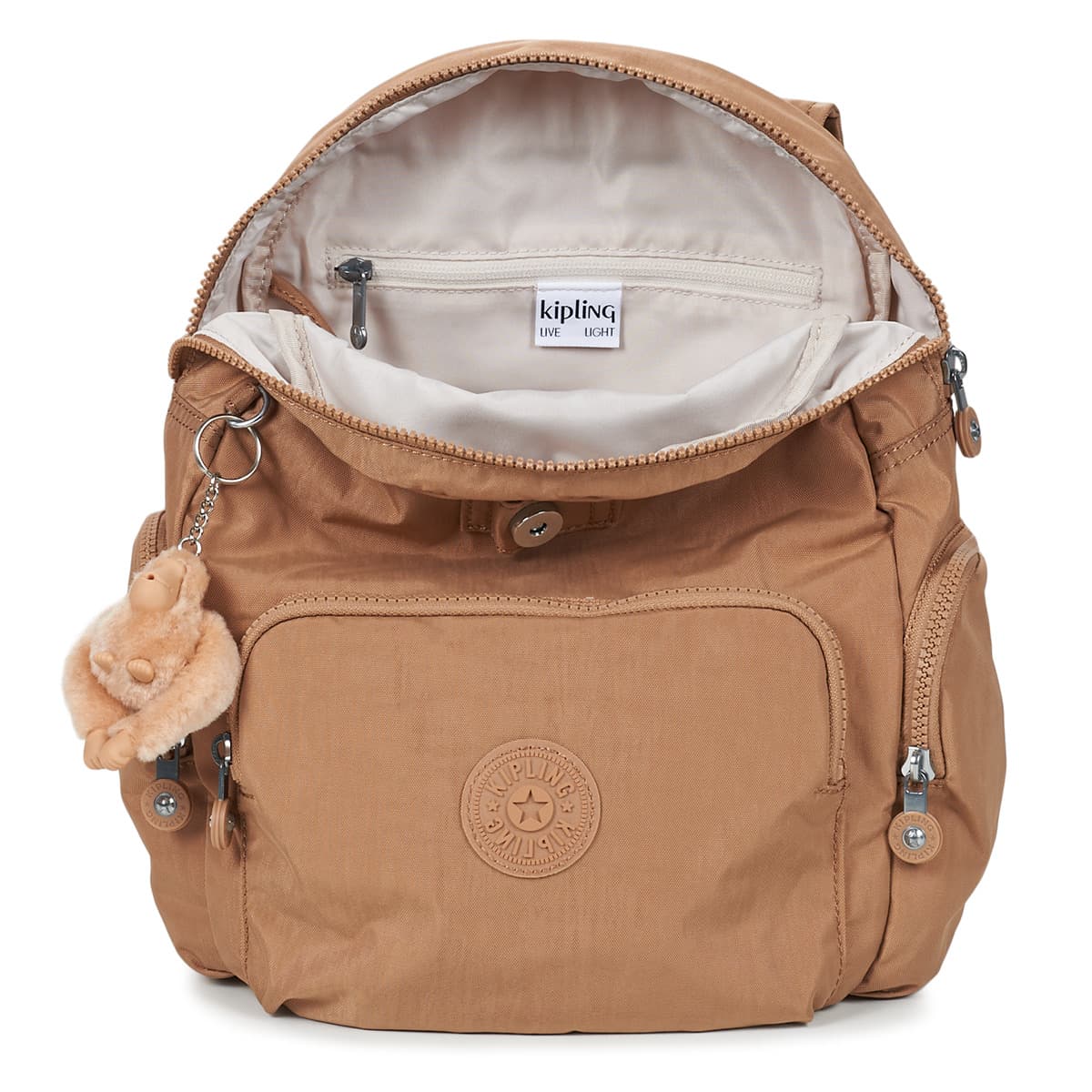 Women's Backpacks Kipling Beige