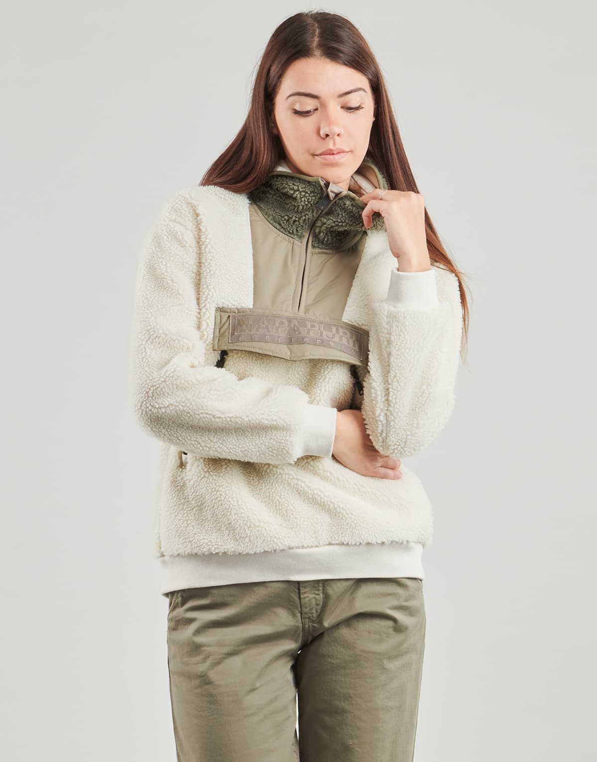 Women's Sweatshirts Napapijri Beige