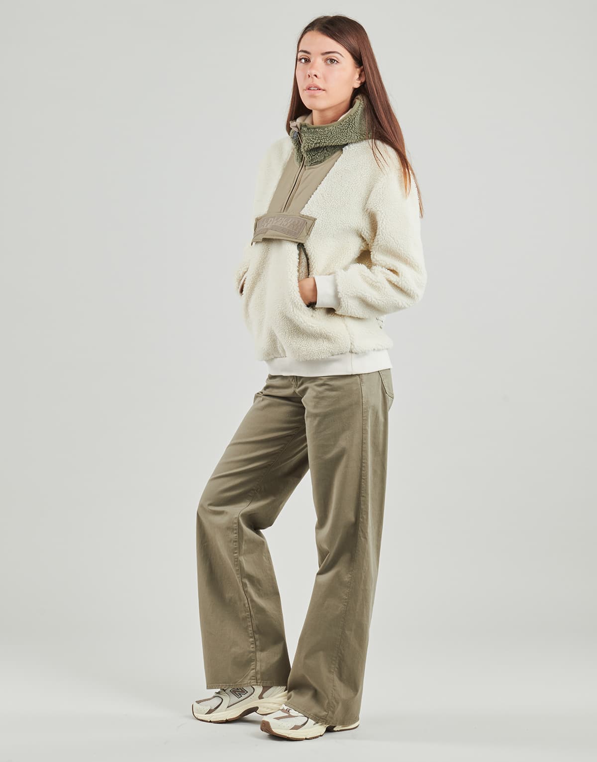 Women's Sweatshirts Napapijri Beige