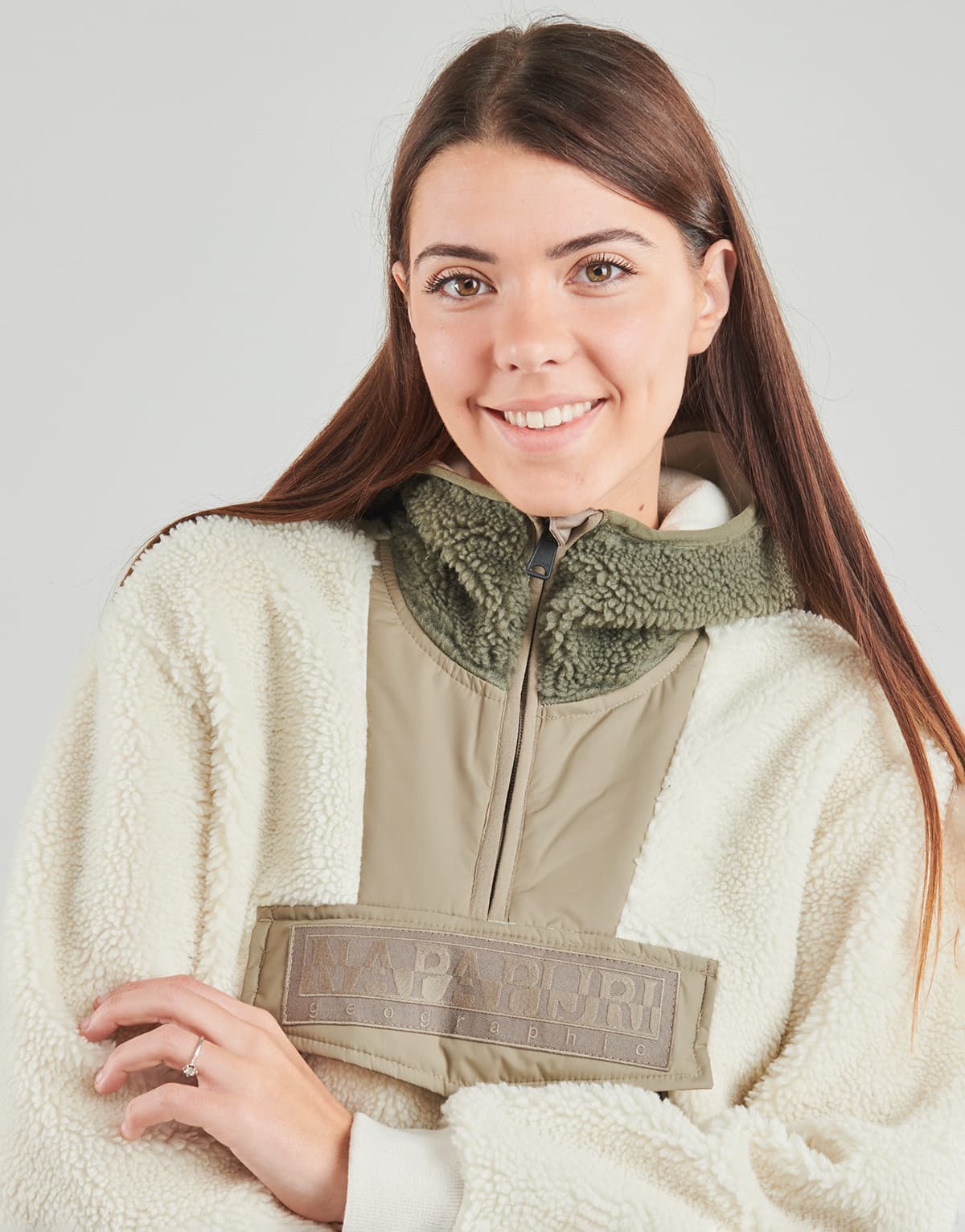 Women's Sweatshirts Napapijri Beige