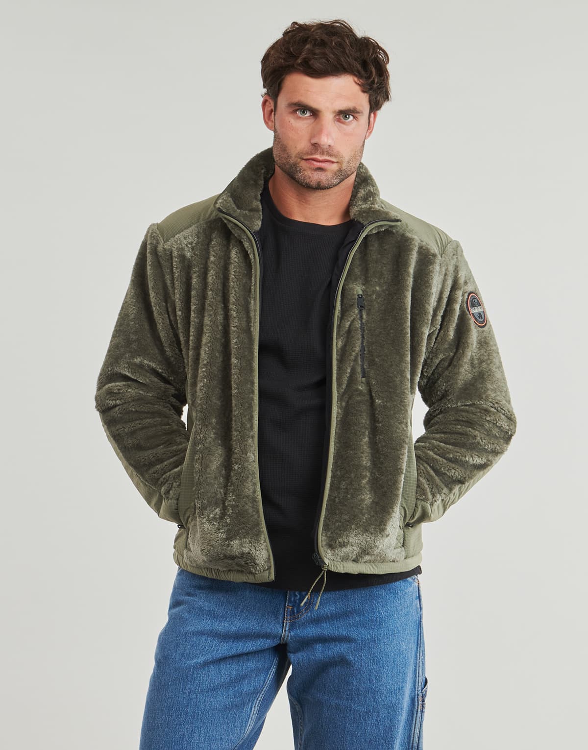 Men's Jackets Napapijri Khaki