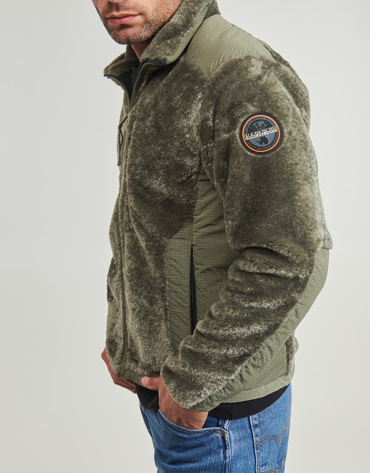 Men's Jackets Napapijri Khaki