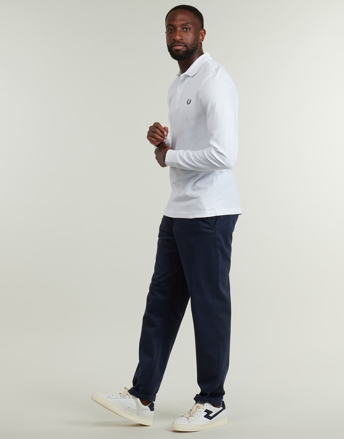 Men's Polo Shirts Fred Perry White