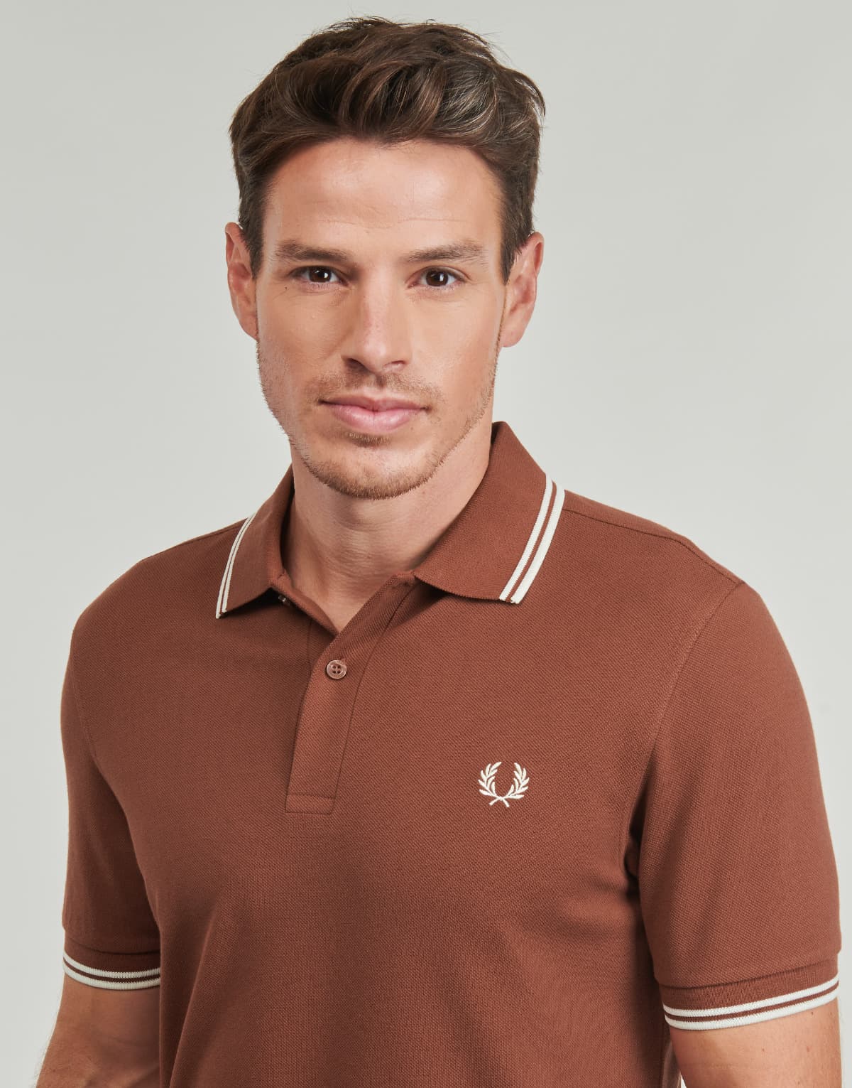Men's Polo Shirts Fred Perry Brown