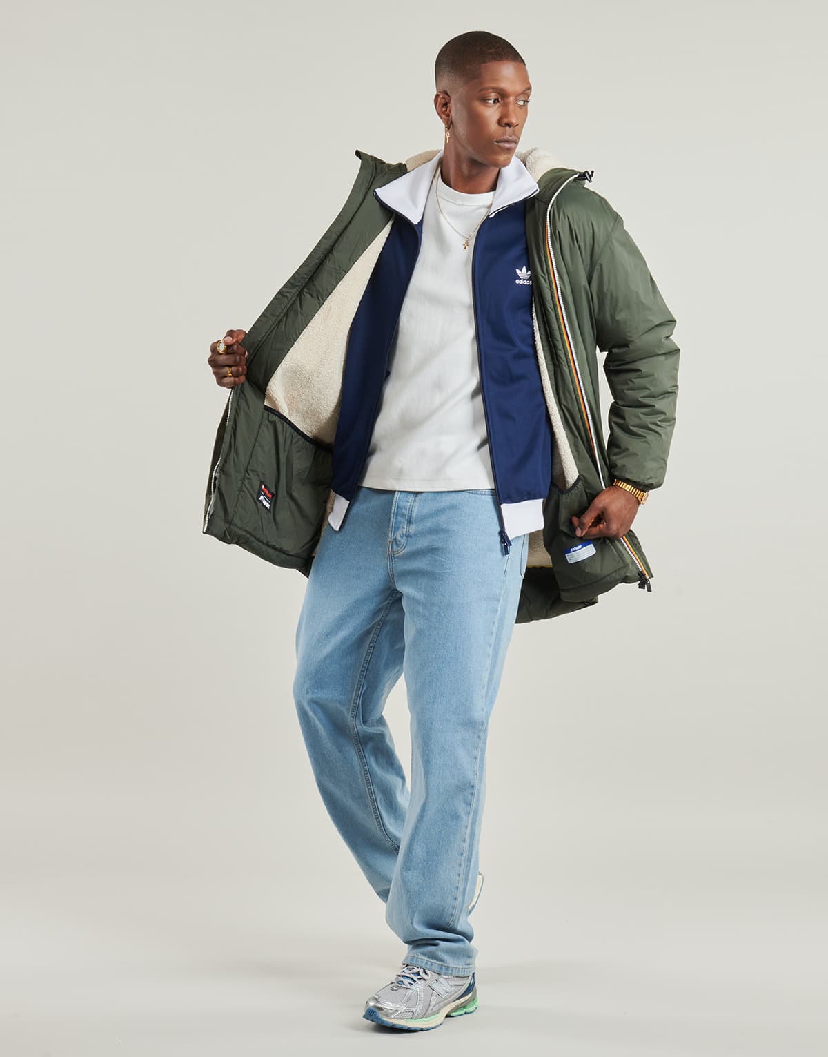 Men's Jackets K-Way Khaki