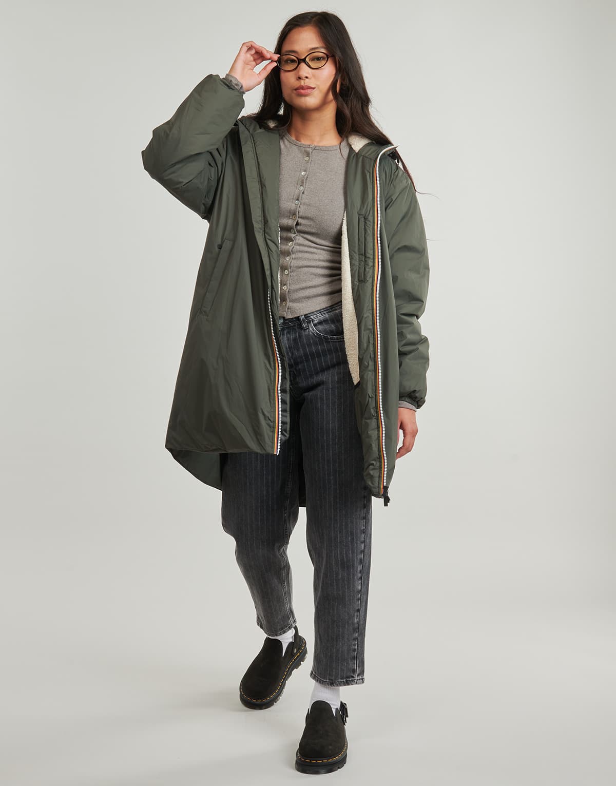 Men's Jackets K-Way Khaki