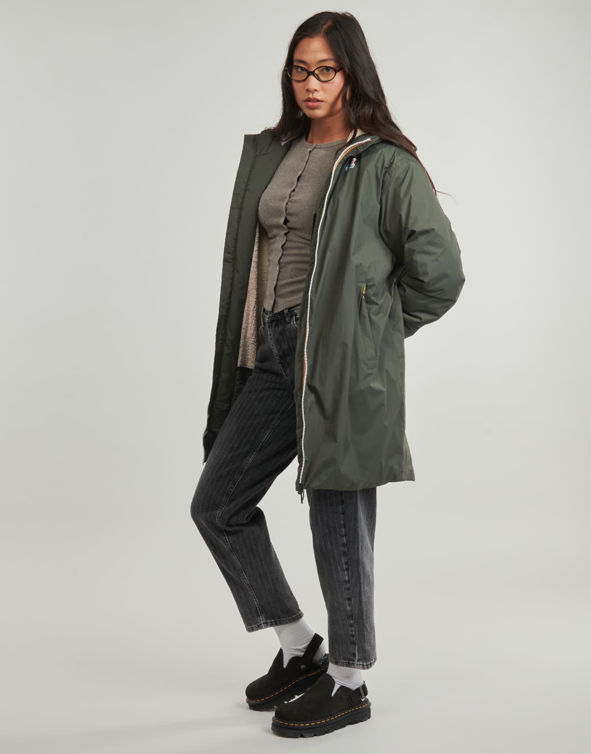 Men's Jackets K-Way Khaki